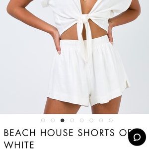 Princess Polly linen blend shorts